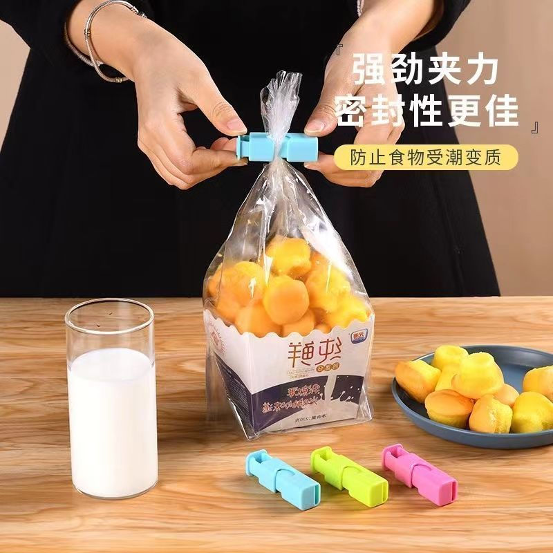 New plastic food sealing tool12y Tea bag, milk powder, kitchen food sealing clip, snack preservation