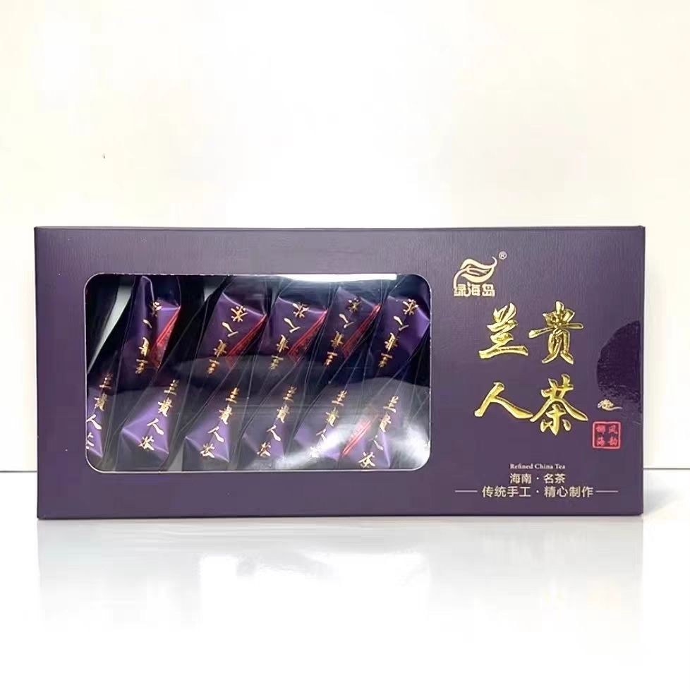 Green Island Orchid Noble People 140g Trà Ô Long Pha Với Đậu Vani Gói Độc Lập Trà Đóng Hộp Tay Chữ Đ