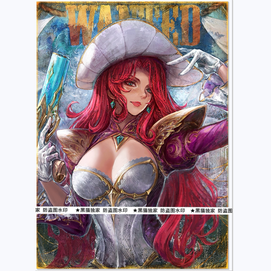 [Black Owl Brand Firefly] Rune Battlefield-Sister Set-Bounty Hunter Miss Doom Card Holder