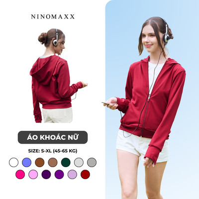Áo Khoác Nữ Chống Nắng Thể Thao Nhiều Màu Mềm Mại Thoáng Mát Ninomaxx 2506008