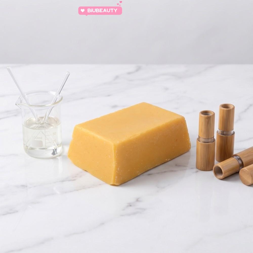 BIUBEAUTY Sáp ong vàng, Sáp sáp ong vàng, Khối nguyên chất Sáp ong Khối sáp ong Làm đồ nội thất