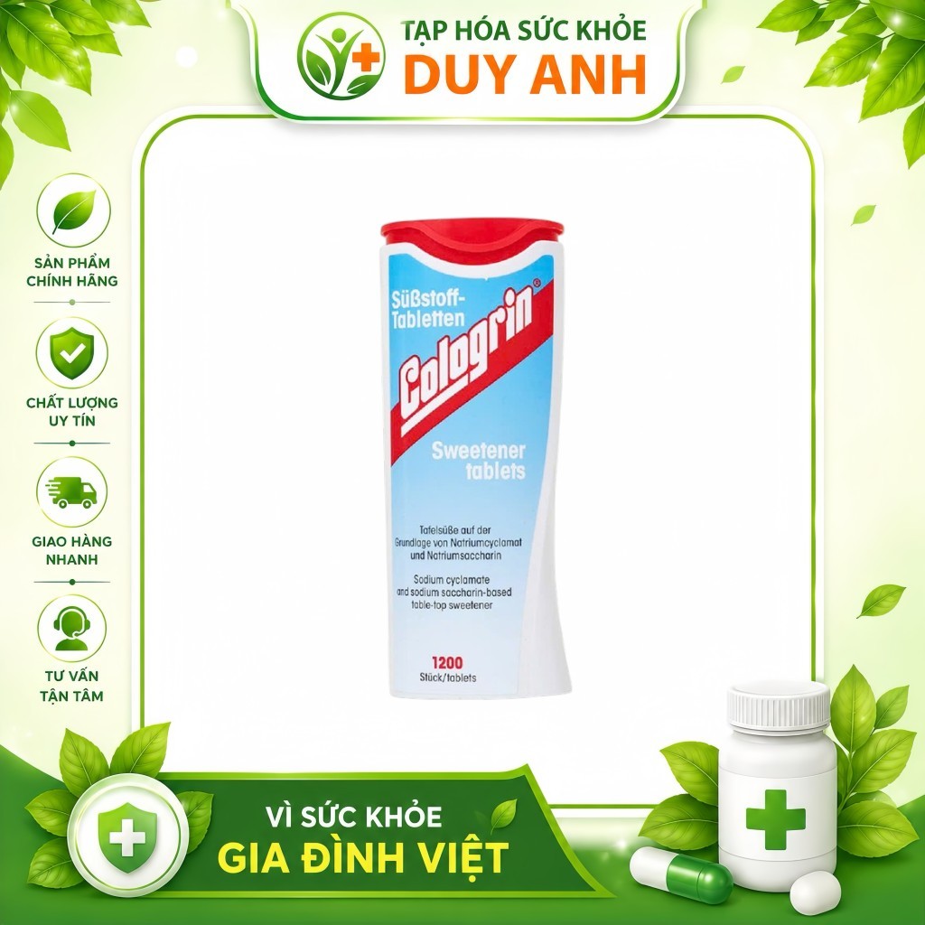 ĐƯỜNG ĂN KIÊNG COLOGRIN KRUGER 1200 VIÊN