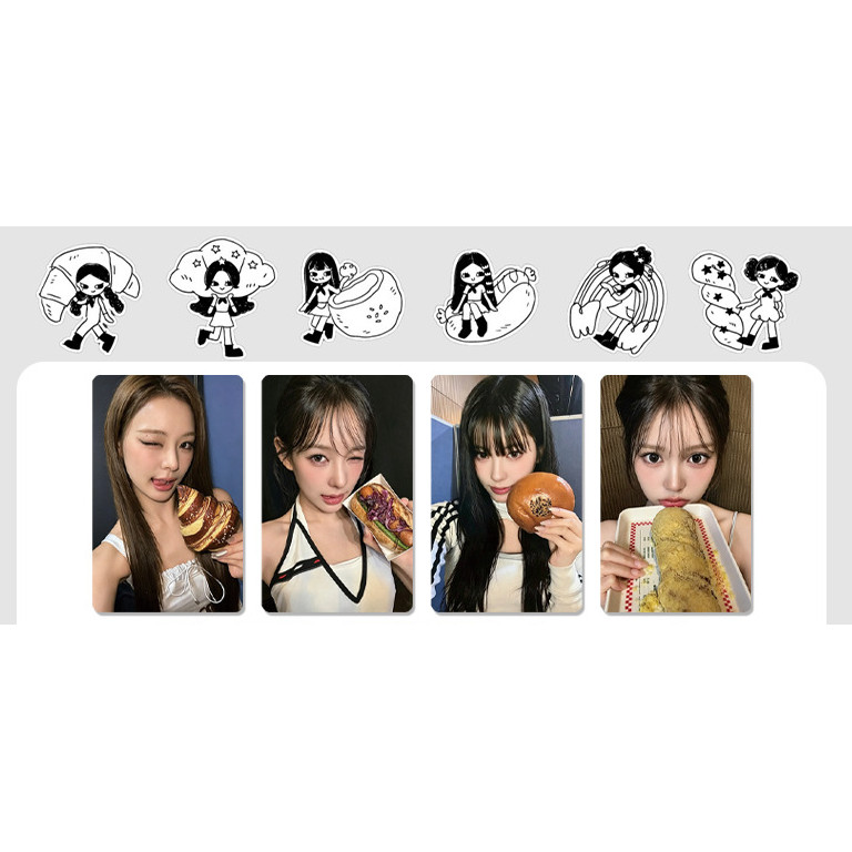 6 Chiếc izna Lomo Cards LIGHT STICK Không Chỉ Đẹp Photocards BEEP SIGN N a Who Dat Girl TIMEBOMB MAI