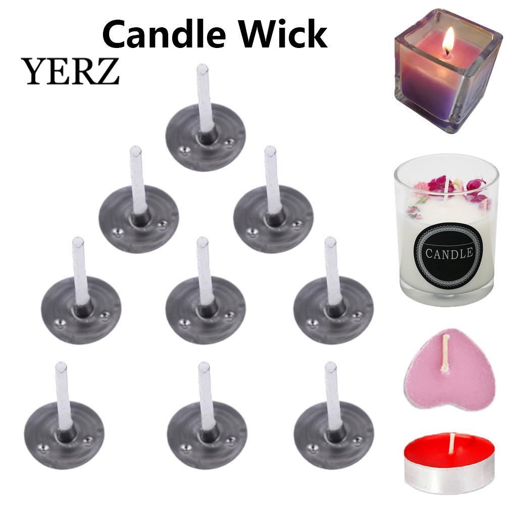 YERZ Candle Sustainer Core Birthday Tabs Phụ kiện làm nến Đồ dùng dự tiệc không khói