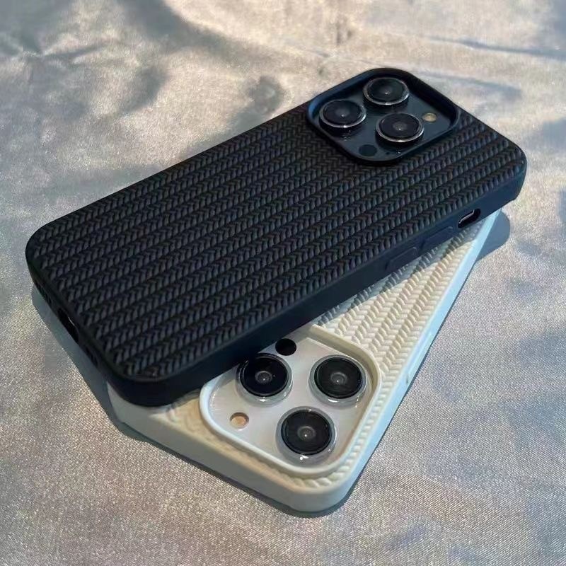ốp lưng iphone có dây đeo ốp lưng iphone 12 thường Xiaoxiangfeng Vỏ Sọc Tai Lúa Mì Thích Hợp Cho App