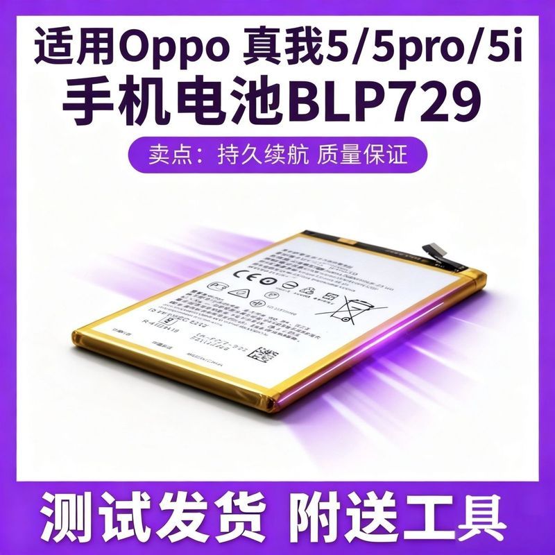 Thích hợp cho pin điện thoại di động oppo realme5 / realme5i / realme5pro Pin BLP729