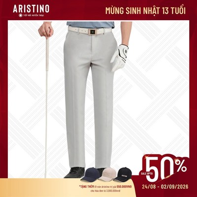 Quần âu nam ARISTINO GOLF dáng golf fit ống suông rộng thoải mái - ATRG1002