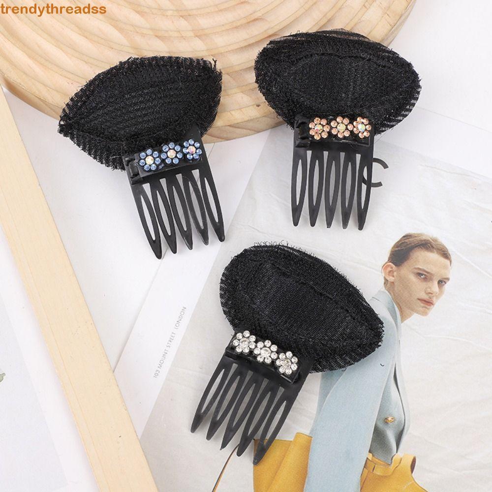 DADIGOL Puff Hair Head Cushion, Flower Braid DIY Hair Stylish Tool, Sweet Hair Clip Invisible Sponge