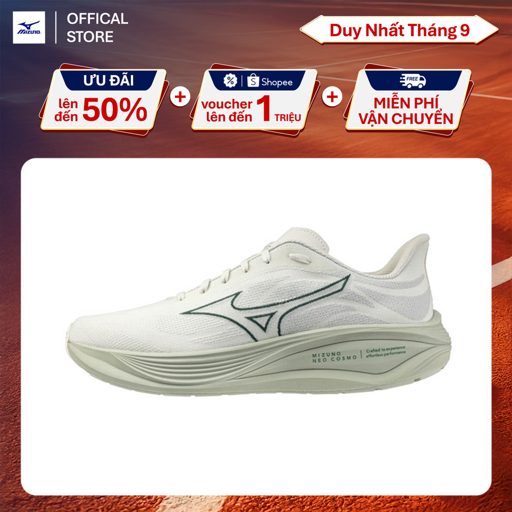 Giày Chạy Bộ Unisex Mizuno Mizuno Neo Cosmo - Trắng Ngà - J1GC251332