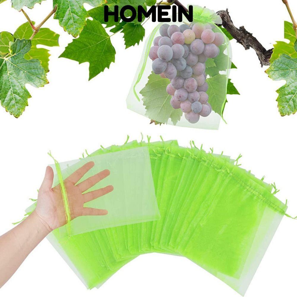 HOMEIN 30 Chiếc Túi Trái Cây Dụng Cụ Làm Vườn Có Thể Tái Sử Dụng Trồng Cây Túi Bảo Vệ Trái Cây Dây R