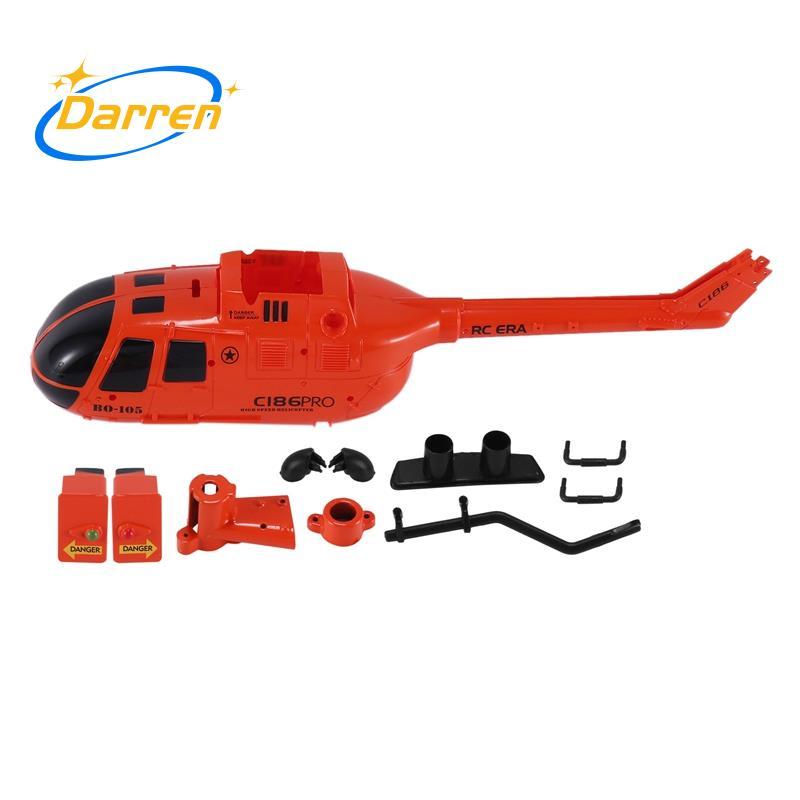 Bộ vỏ C186 cho C186 C-186 RC Máy bay trực thăng Máy bay không người lái Phụ kiện nâng cấp, 2