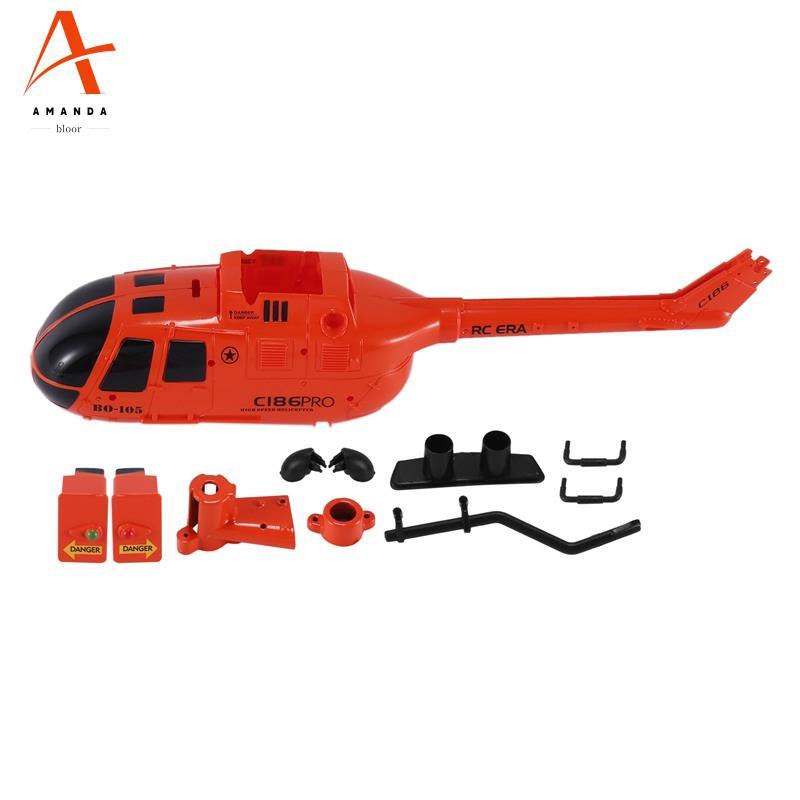 Bộ vỏ C186 cho C186 C-186 RC Máy bay trực thăng Máy bay không người lái Phụ kiện nâng cấp, 2