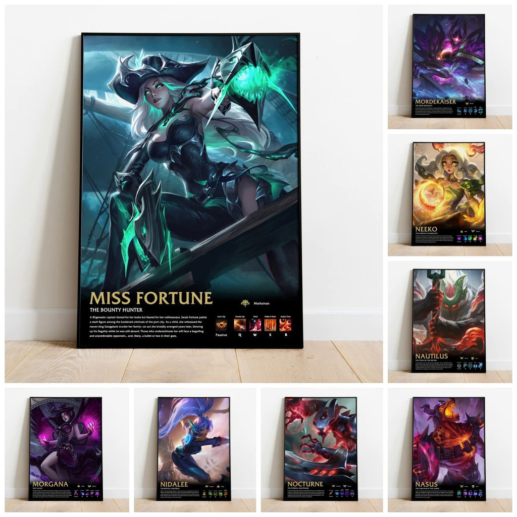 Liên Minh Huyền Thoại, một trong những trò chơi hay nhất, có các nhân vật như Miss Fortune, Neeko, M