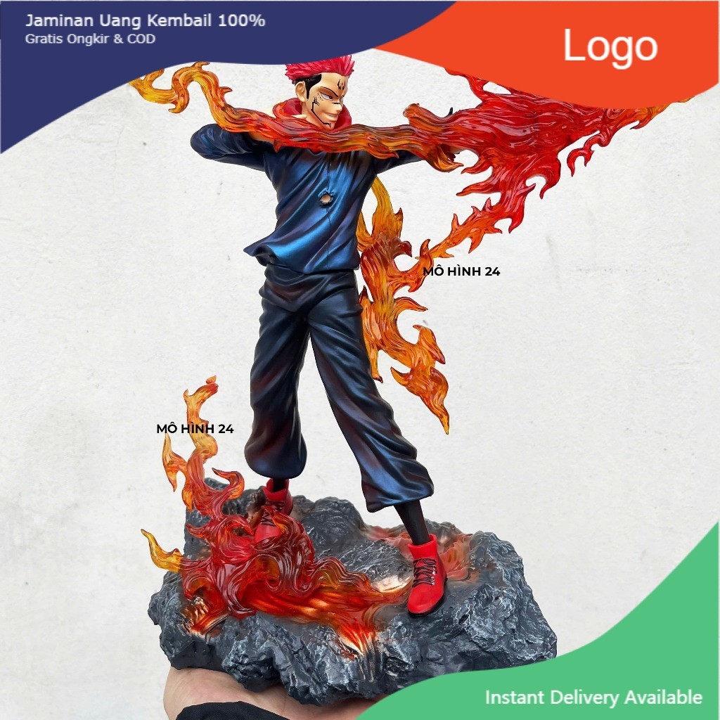 Mô hình Cao Cấp Sukuna Hoả Diệm Xa LK32cm figure JJK Jujutsu Kaisen Itadori hoá Sukuna vs Jogo chính