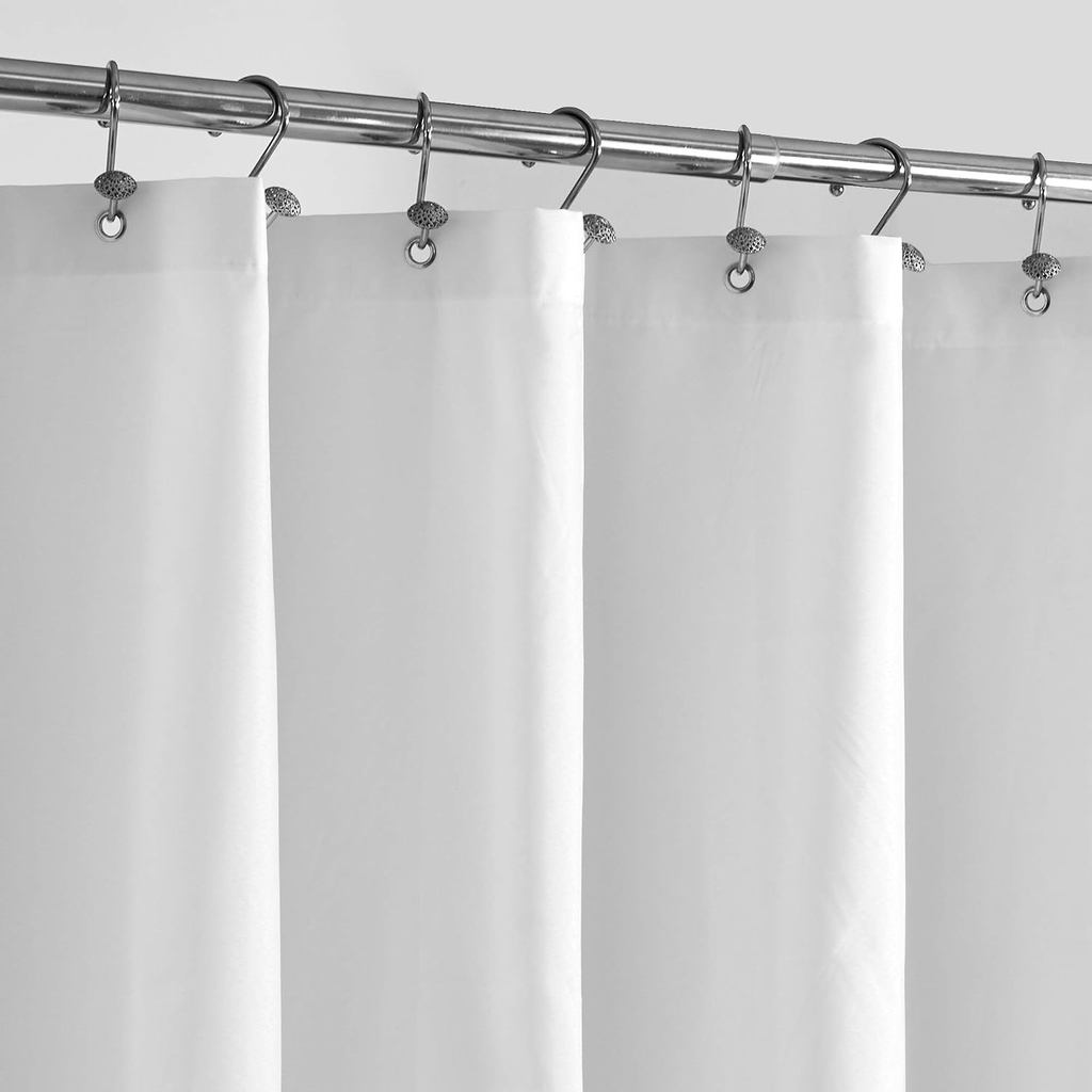 Rèm tắm bằng vải chống thấm nước ALYFIA SPRING hoặc lót màu trắng, 72x72 4BXZ