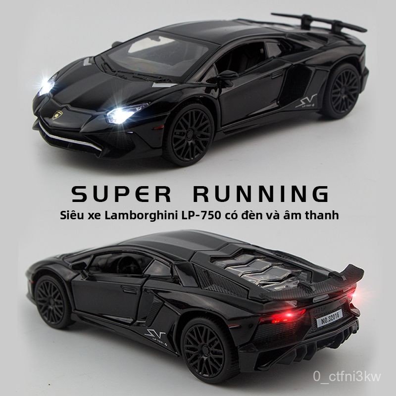 Mô hình xe Lamborghini LP750 hợp kim trang trí xe hơi để bàn nam giới bán chạy giao nhanh