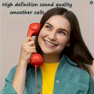 1 Micrô cổ điển Type-C, phích cắm và chạy cho cuộc gọi điện thoại Chất lượng âm thanh trong suốt Tương thích với các thiết bị Apple & Android, Không cần bộ chuyển đổi – Quà tặng hoặc quà tặng Giáng sinh lý tưởng