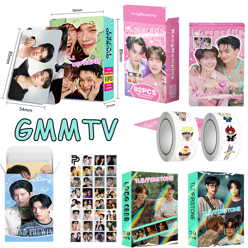 Bộ 30 Bộ GMMTV Tlefirstone Lomo Thẻ Bộ Sưu Tập Sáng Tạo JimmySea Daouoffroad KengNamping Diy Dán