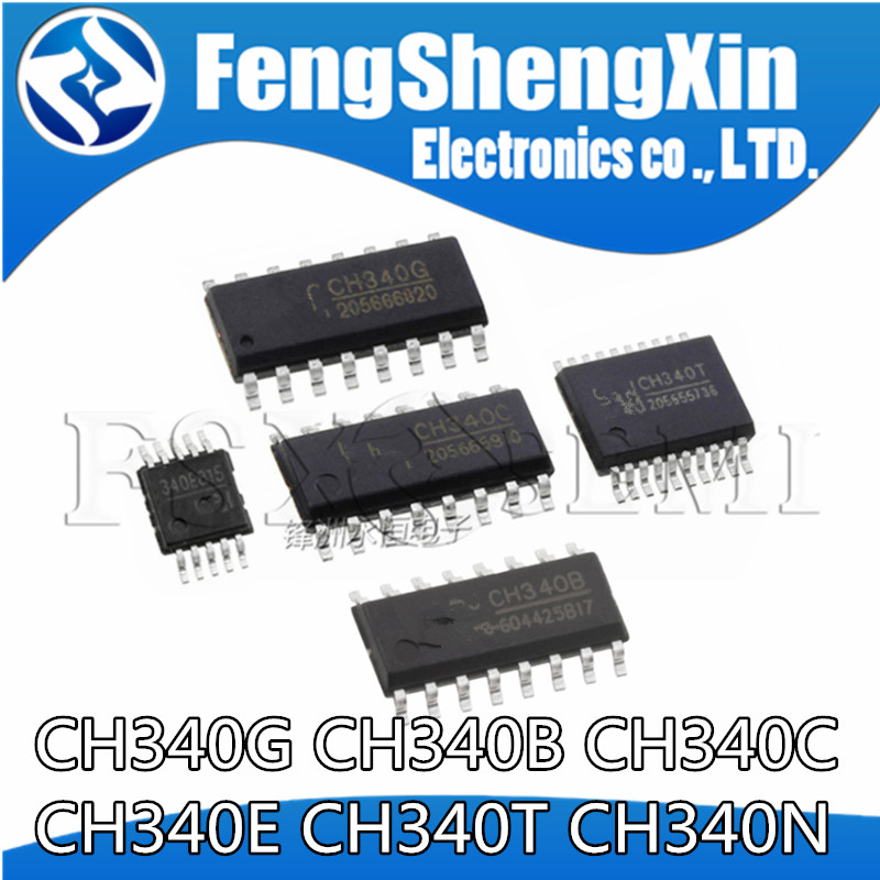 5 Cái / lốc Mới Chính Hãng CH340G CH340B CH340C CH340E CH340T CH340N SOP SMD USB Sang UART Giao Diện