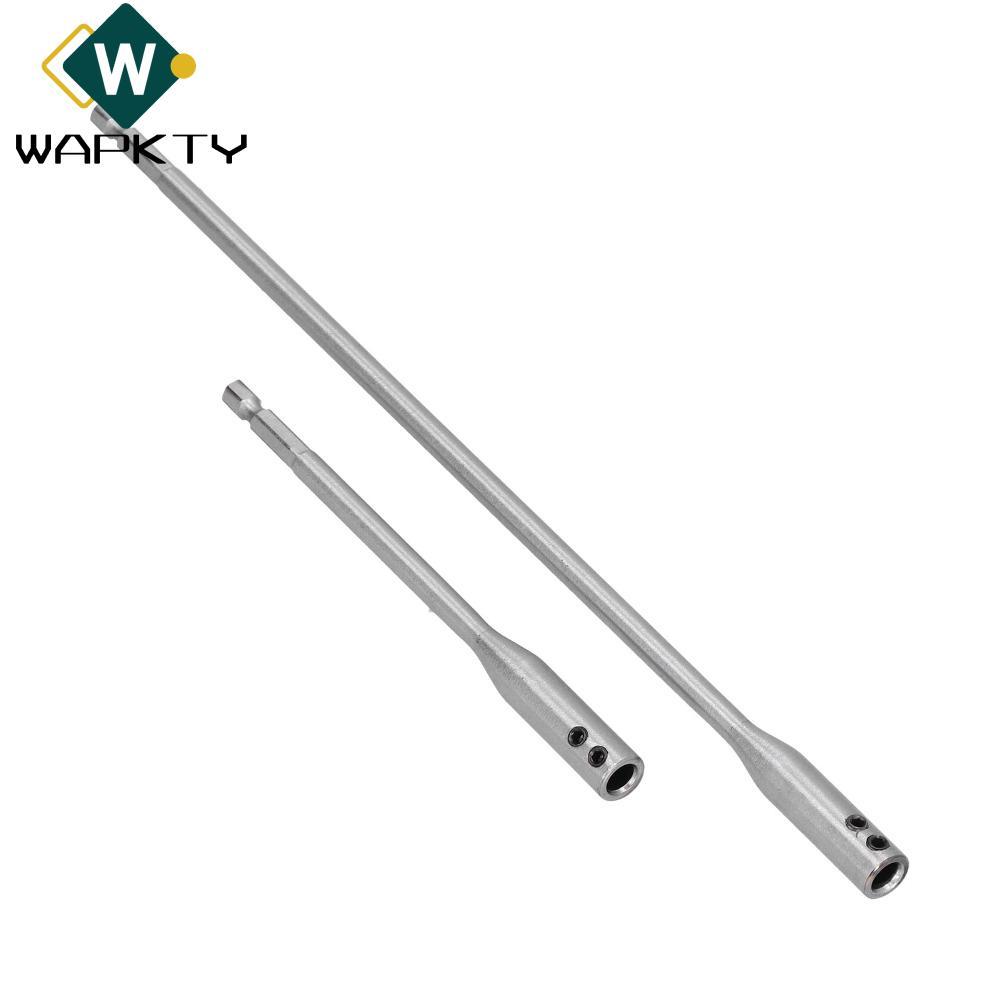 WAPKTY 4 Mũi Spade Gỗ, 1 / 4in Chuôi Lục Giác Thép Carbon Cao Mũi Khoan Mở Rộng, Chiều Dài 6 Inch / 
