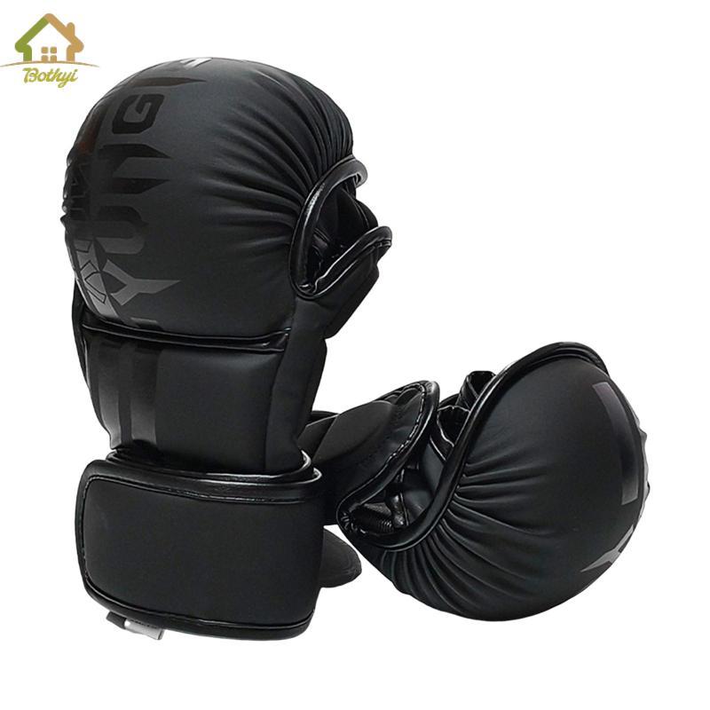Găng Tay Đấm Bốc Bothyi Dày Nhanh Quấn Thoáng Khí Nửa Ngón Tay Mma Huấn Luyện Găng Tay Mma Tay Quấn 