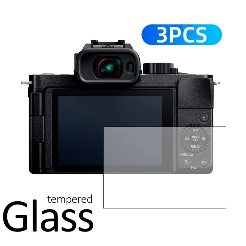 3 Chiếc Dành Cho Pana LUMIX G97 GH4 GH6 GH7 G7 GX7 GX8 GX85 HD Kính Máy Ảnh LCD Bảo Vệ Màn Hình Cho 