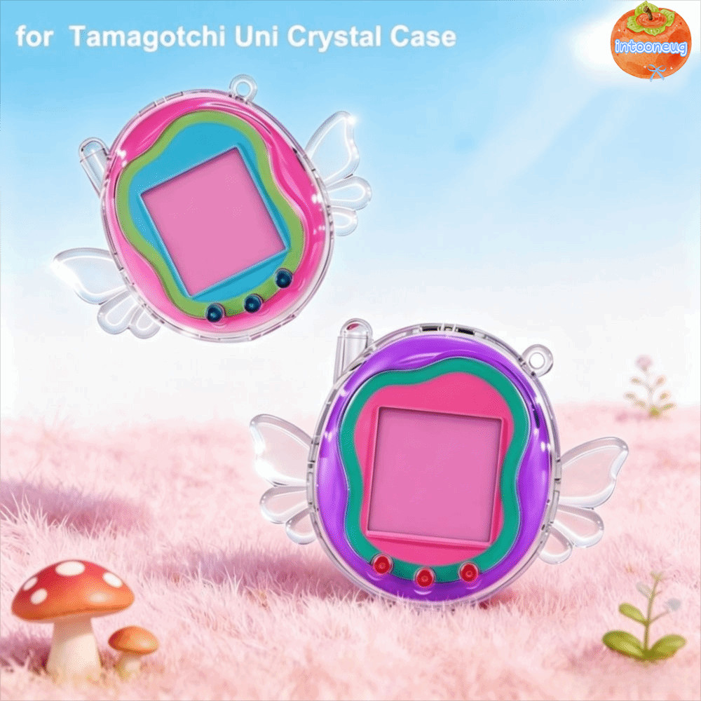 INTOO Bảo vệ, Thiết kế viền mịn Vỏ trò chơi pha lê, Vỏ bảo vệ toàn thân PC chống trầy xước cho Tamag