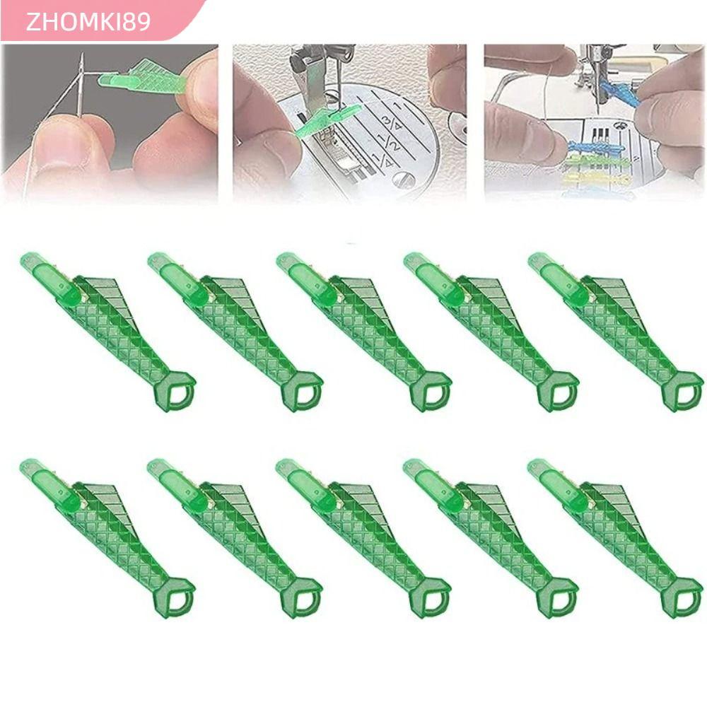 ZHOMKI89 5 / 10 Chiếc Dụng Cụ Xỏ Chỉ Hình Cá Mini, Kim Xỏ Chỉ Loại Cá Dụng Cụ May Thủ Công DIY, Kim 