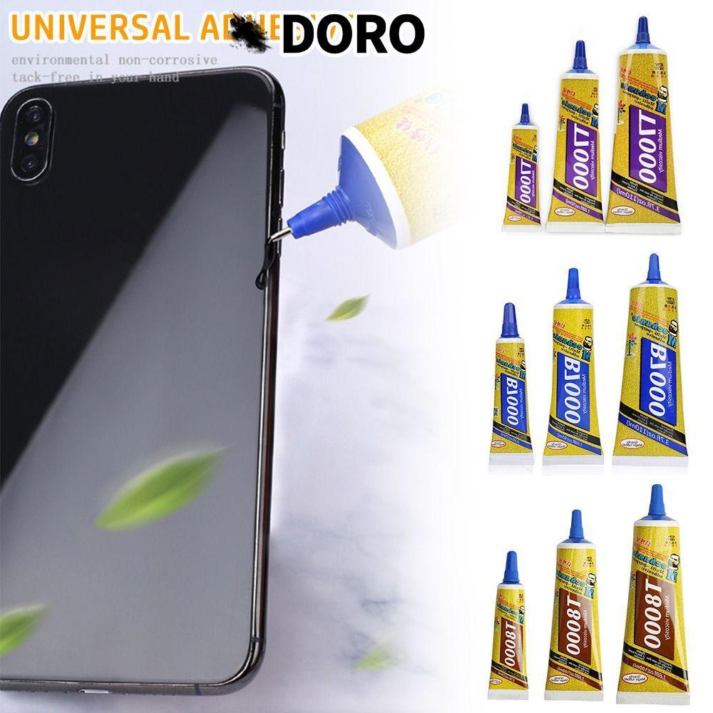 Keo dán đa năng DORO, Màu đen trong suốt T8000 B7000 E8000 T7000 Sửa chữa viền, Thiết thực 15 / 50 /