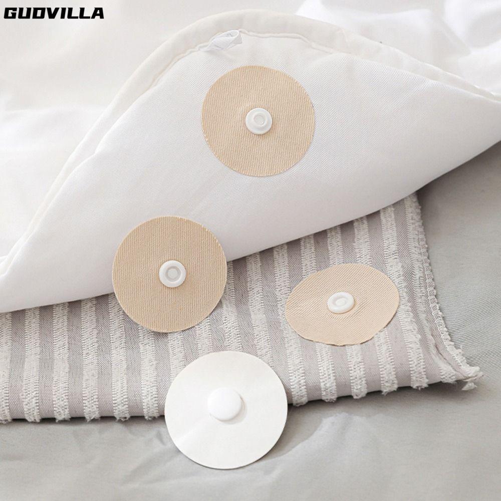 GUDVILLA 8 / 12 Chiếc Quilt Góc Chống Trơn Trượt Tấm Khóa, Chống Trượt Đa Năng Duvet Cover Snap Clip
