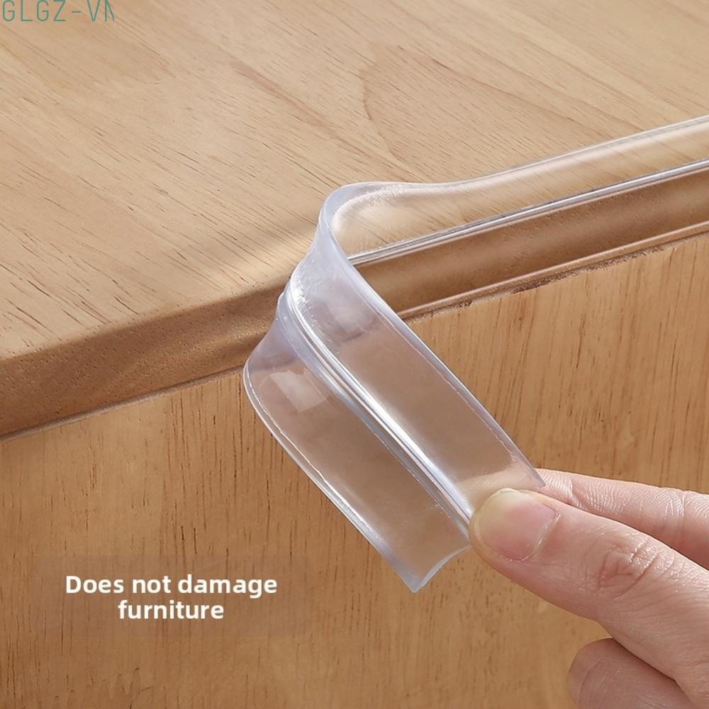 Corner Guards Transparent Design Customizable Length Injury Prevention