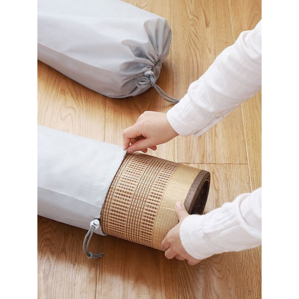 Hộ Gia Đình Thảm Túi Bảo Quản Chống Thấm Nước Chống Ẩm Thảm Rơm Tre Chống Bụi Túi Gấp Mây Dra