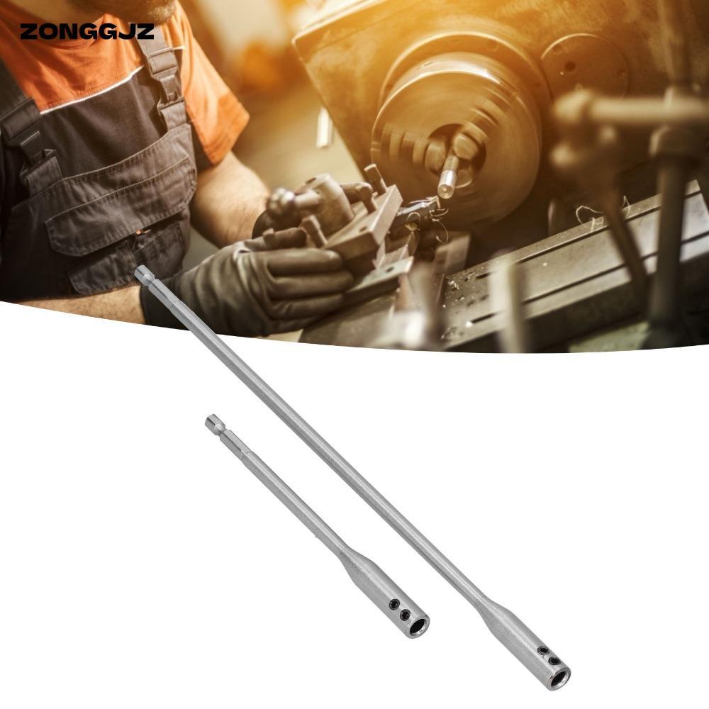 ZONGGJZ 4 Mũi Spade Gỗ, Chân Lục Giác 1 / 4in Chiều Dài 6 Inch / Chiều Dài 12 Inch Mũi Khoan Mở Rộng