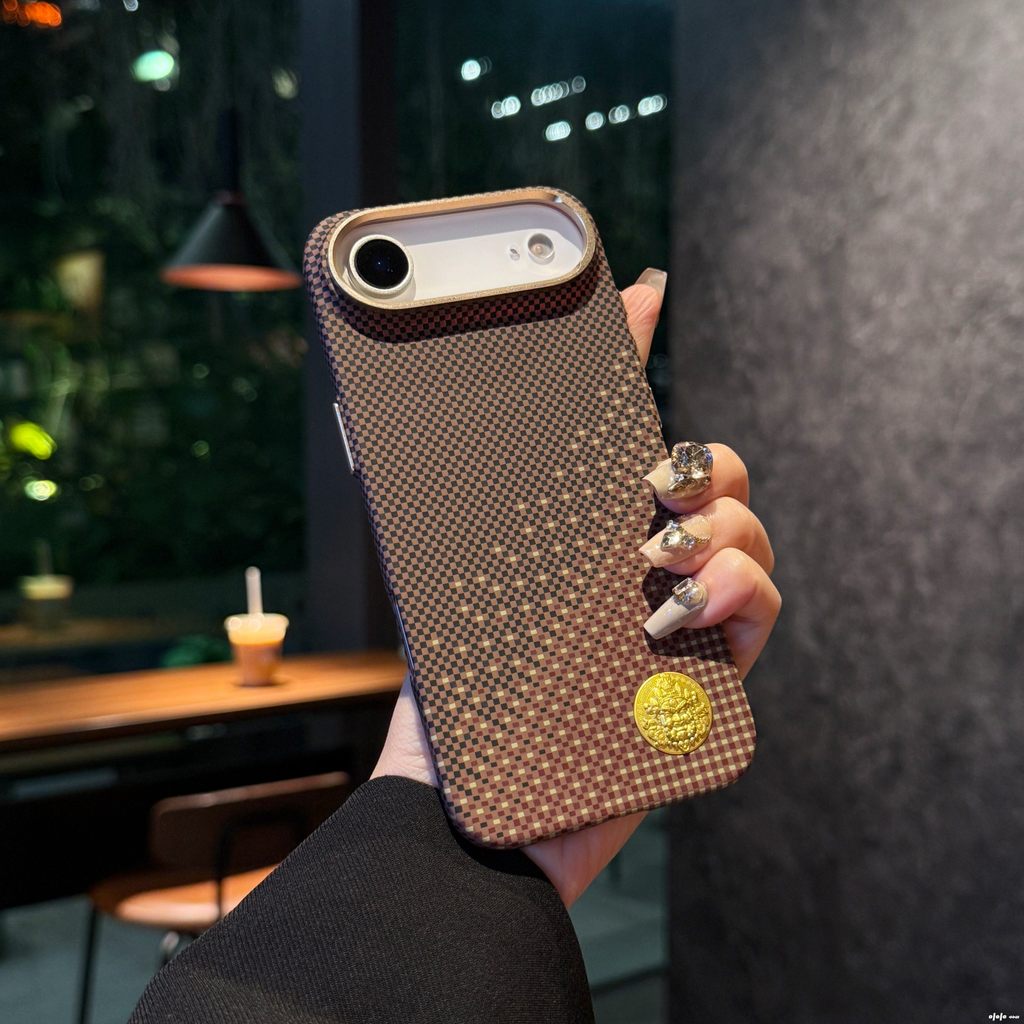 Từ Tính Thích Hợp Cho iPhone Air Phone Case 17Air Có Khung Ống Kính Kim Loại Tích Hợp Kevlar Họa Tiế