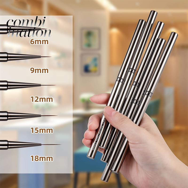 (TFT) Nail Art Liner Brush Gel Nail Brush Gel Nail Polish Painting Brush Vẽ móng tay nghệ thuật Brus