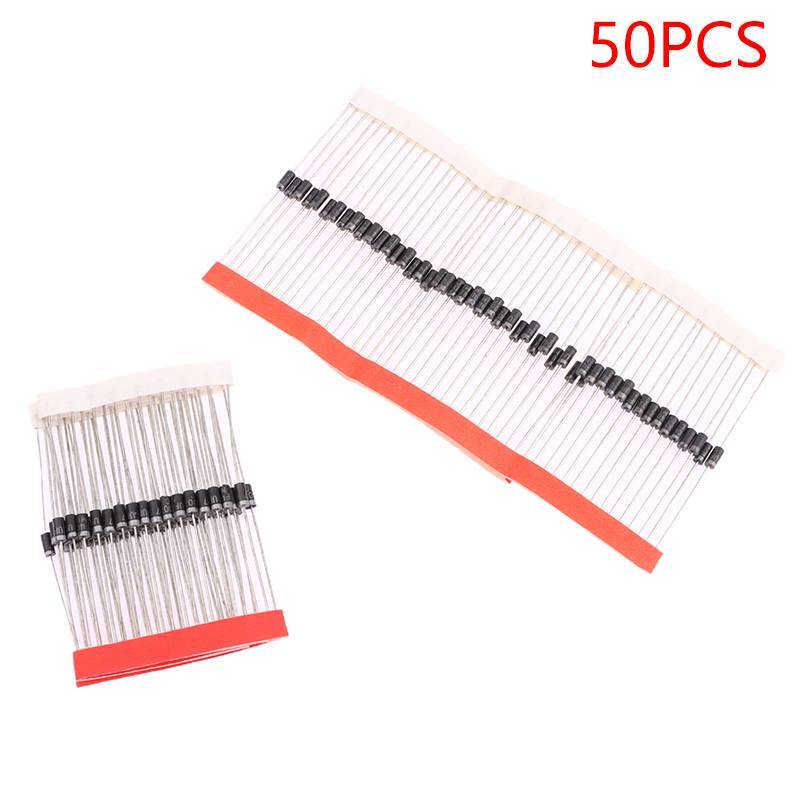 Wa 50 Cái Điốt Chỉnh Lưu Schottky UF4004 UF4007 1A 400V 1000V Bộ Chỉnh Lưu Diode Phục Hồi Siêu Nhanh