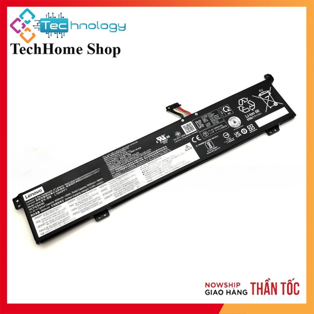 Pin Laptop Lenovo IdeaPad Gaming 3i 15 L19L3PF3 L19M3PD9 Gaming 3 15ARH05 15IMH05 L19M3PF7 L19D3PF4