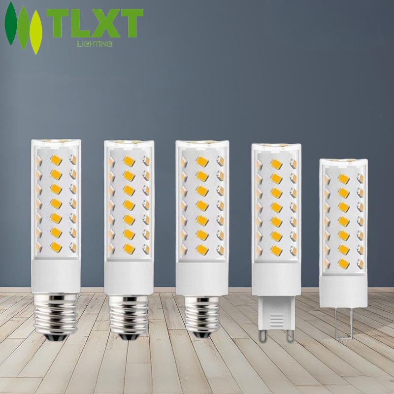 Bóng đèn LED TLEXT G4 GY6.35 G9 E12 E14 E17 220V 110V 12V 10W Ánh sáng trắng 6000K Ánh sáng ấm 3000K