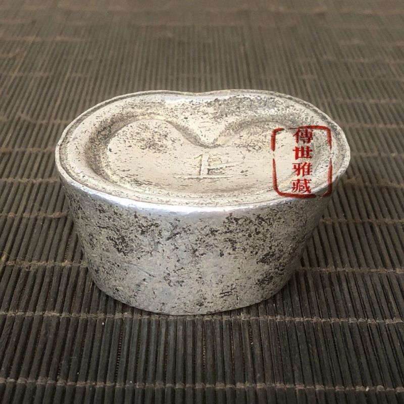 Cổ Điển Móng Ngựa Bạc Trên Giữa Hạ Bạc Thỏi Bạc Bộ Sưu Tập Thỏi Bạc Đạo Cụ Thỏi Bạc Giá Đơn Vận Chuy
