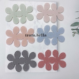 set 2 miếng dán tóc cố định caro hàn quốc