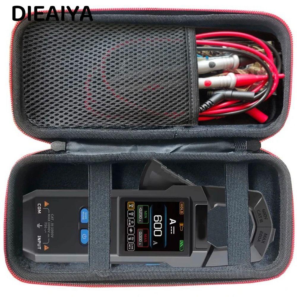Máy đo kẹp DIAIYA, Hộp đựng lớp lót xốp đa năng, Túi bảo vệ chống sốc vỏ cứng chuyên nghiệp để bảo v