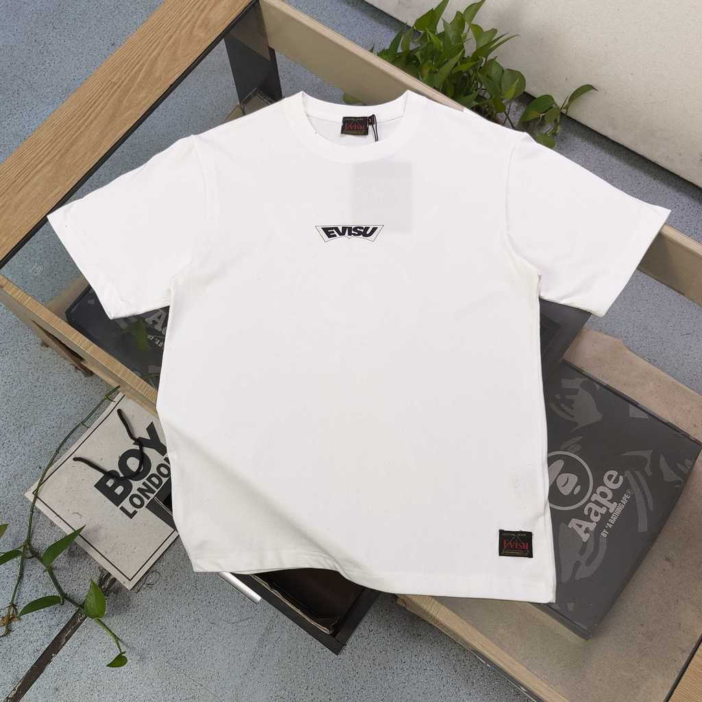 Evisu / Thần Tài / 6XL2026 Đầu Xuân Phong Cách Mới Áo Thun Ngắn Tay Phong Cách Nam Nữ Phong Cách Cặp