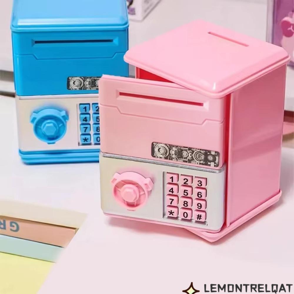 Hộp đựng tiền tiết kiệm tiền LEMONTRELQAT, ATM trẻ em Đồ chơi trẻ em Heo đất, Đồ chơi tiết kiệm tài 