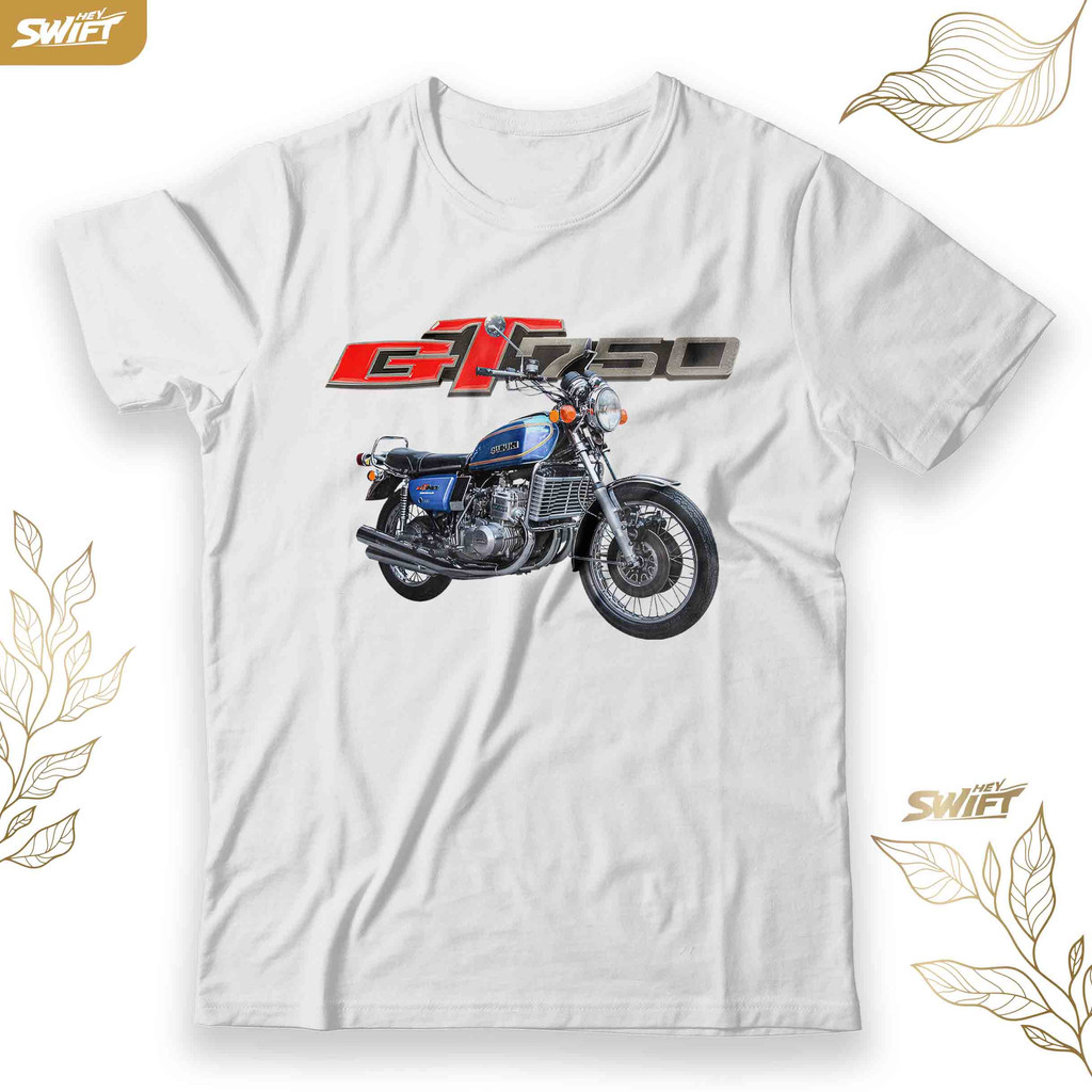 Áo thun xe máy Suzuki Gt750 Gt 750 Microfiber Jersey
