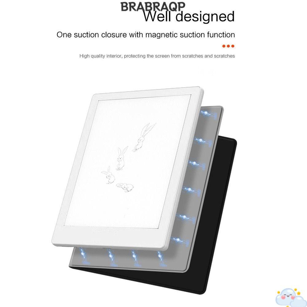 BRABRAAA Flip Cover, Chống mài mòn Auto Wake / Sleep E-Book Bảo vệ, Chống sốc Đóng cửa từ tính Boox 
