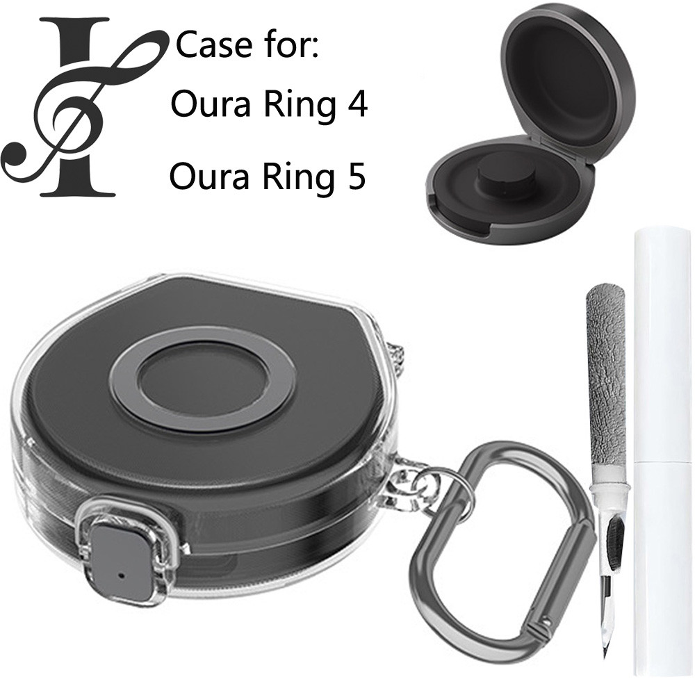 Ốp Nhựa Khóa An Toàn Cho Bộ Sạc Oura Ring Gen 5, Vỏ Bảo Vệ Di Động Cho Bộ Sạc Oura Ring 4 / 5 Có Bút