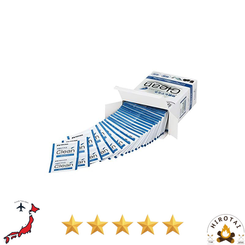 Lens Cleaning Wipes HAKUBA quick-dry wet, individually wrapped for camera lenses & glasses KMC-78
