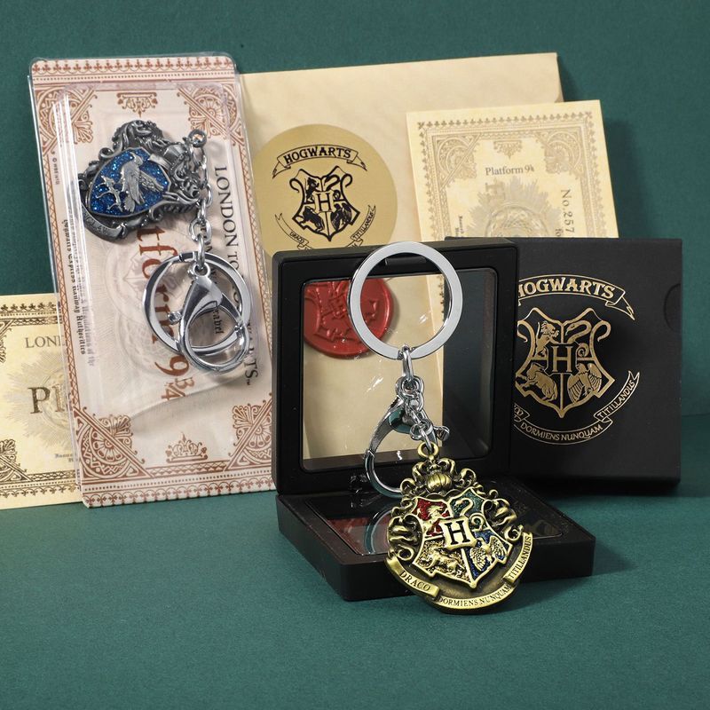 Harry Potter Móc Khóa Huy Hiệu Móc Khóa Học Viện Hogwarts Glenfendor Slytherin Học Huy Hiệu Quà Tặng
