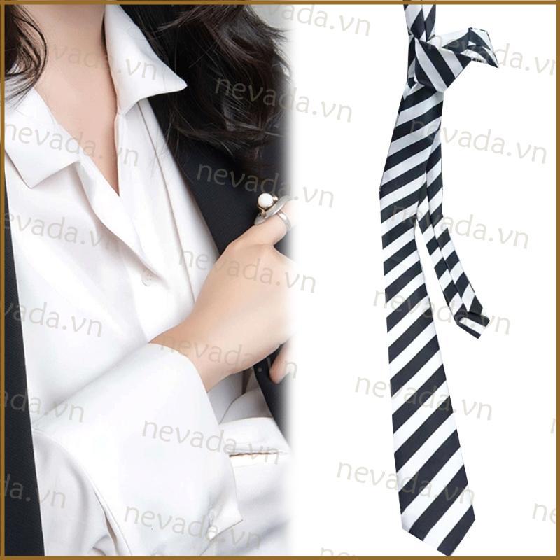 Nev ♕ Dây buộc đồng phục Schoolboy JK Đồng phục Bộ đồ cổ Sọc màu đen Preepy Look