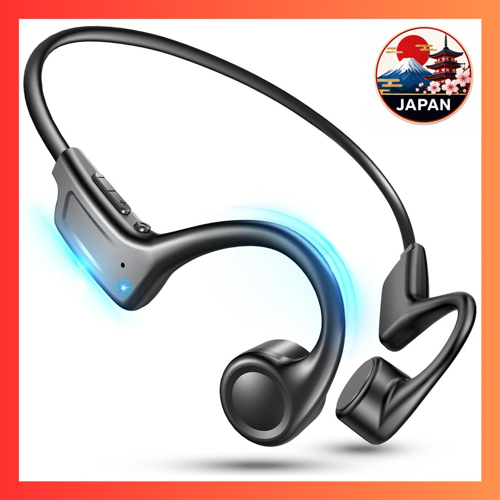 ［Directly from Japan］Bone conduction earphones, Bluetooth, earphones, open ear, wireless earphones, 